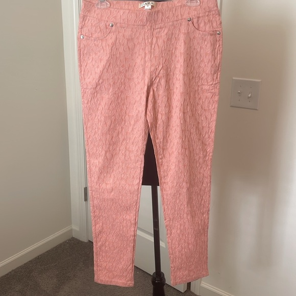 ZARA Skinny Pants w/ Design Size 34 - Picture 1 of 4